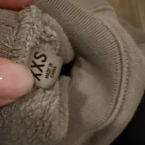 Women’s Essential Fear of God Tan Crew Sweater - Picture 6 of 7